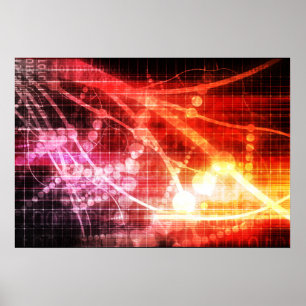 Affiches Intelligence artificielle de technologie