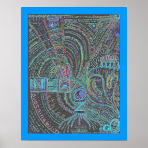 Affiches Intention de soutenir l'affiche de la carte