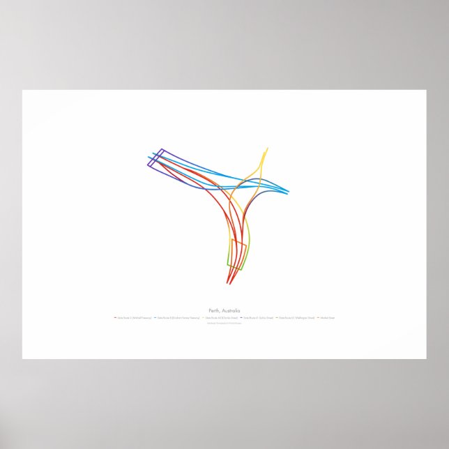 Affiches Interchange Choreography: Perth, Australia 1 v2 (Devant)