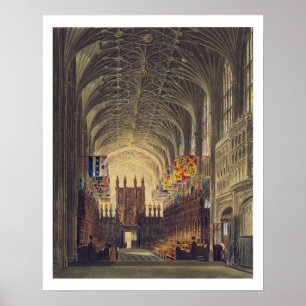 Affiches Intérieur de la chapelle de St George, château de