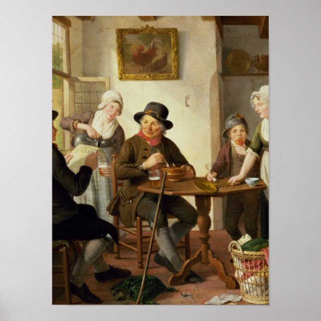 Affiches Intérieur du chalet (Devant)