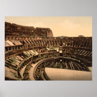 Affiches Intérieur du Colisée, Rome, Italie