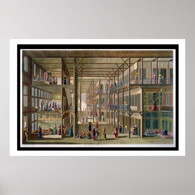 Affiches Intérieur du Harem du Grand Seigneur de Constan (Devant)