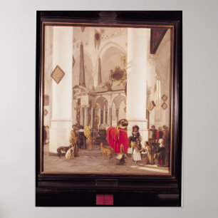 Affiches Intérieur du Kerk Nieuwe, Delft, 1656