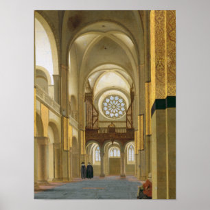 Affiches Intérieur du Marienkirche à Utrecht, 1638