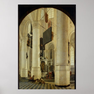 Affiches Intérieur du Nieuwe Kerk