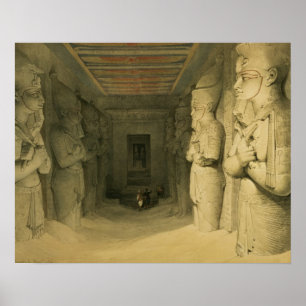 Affiches Intérieur du temple d'Abu Simbel, de "Egypte