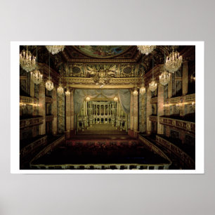 Affiches Intérieur du théatre de l'opéra, accompli en 1770