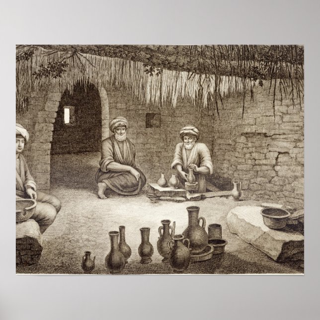 Affiches Intérieur d'un atelier de potter, du volume II Ar (Devant)