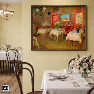 Affiches Intérieur d'un restaurant par Vincent van Gogh