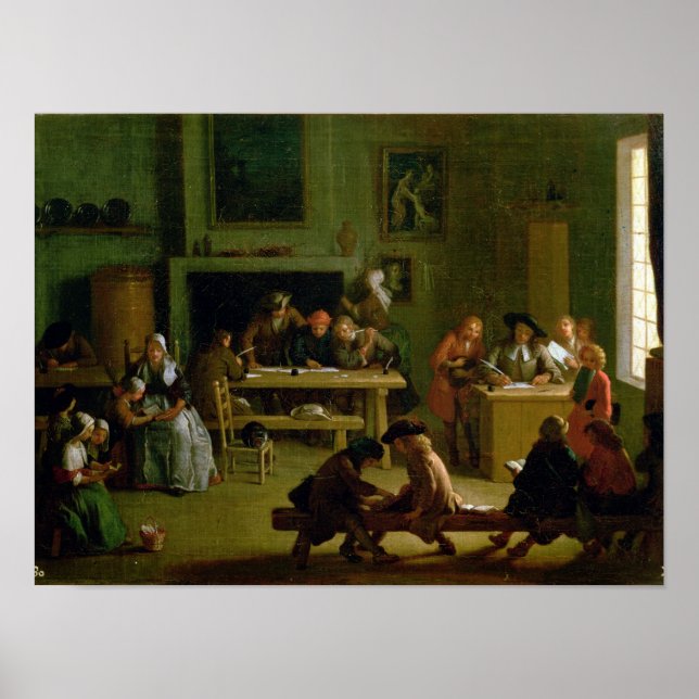 Affiches Interior of a Schoolroom (Devant)