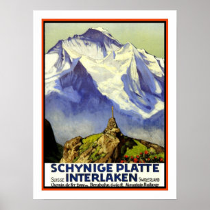 Affiches Interlaken Vintage voyage