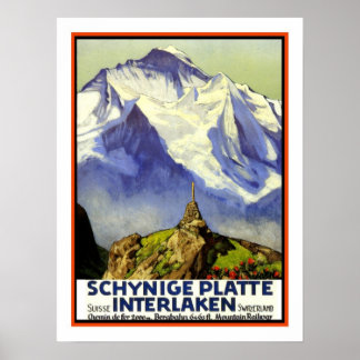 Affiches Interlaken Vintage voyage