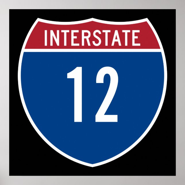 Affiches Interstate 12 (Devant)
