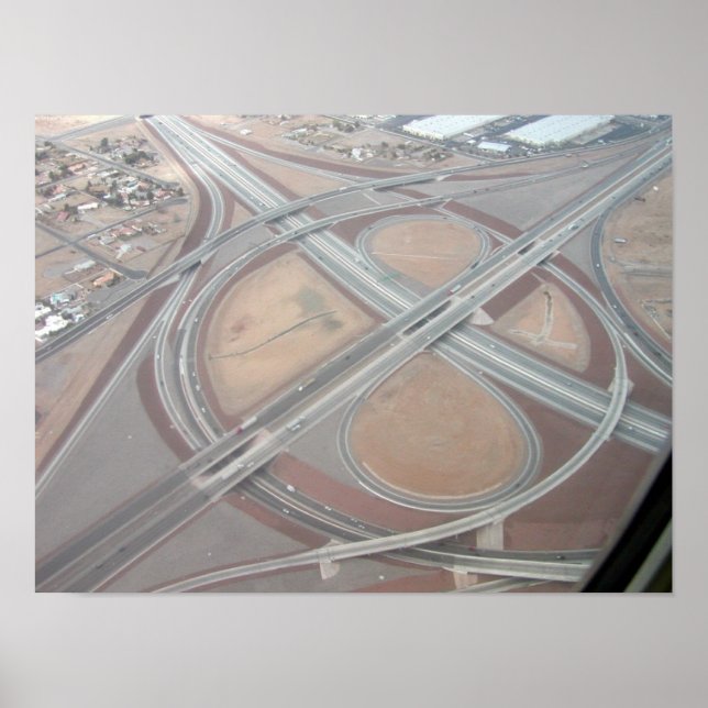Affiches Interstate 15 & 215 Freeway Loop Las Vegas (Devant)