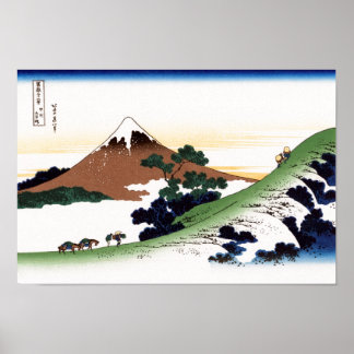 Affiches Inume Pass Koshu Hokusai Japanese Fine Art