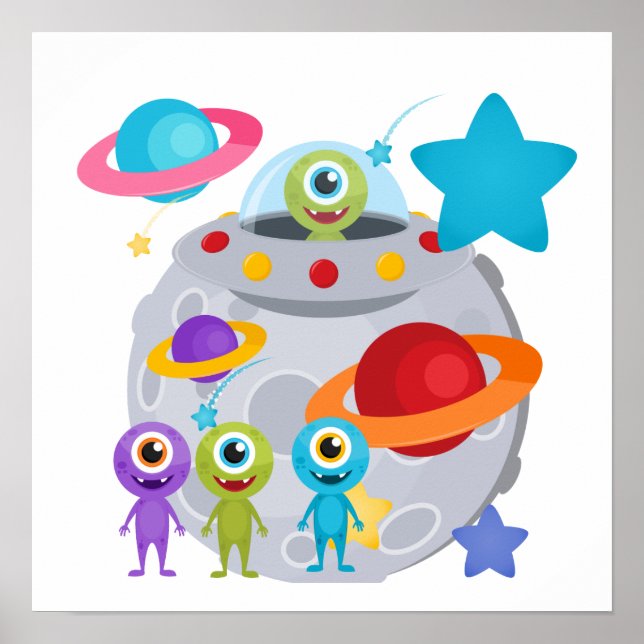 Affiches Invasion Alien (Devant)