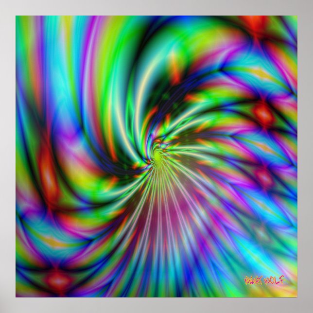 Affiches Inversion fractale 4 (Devant)