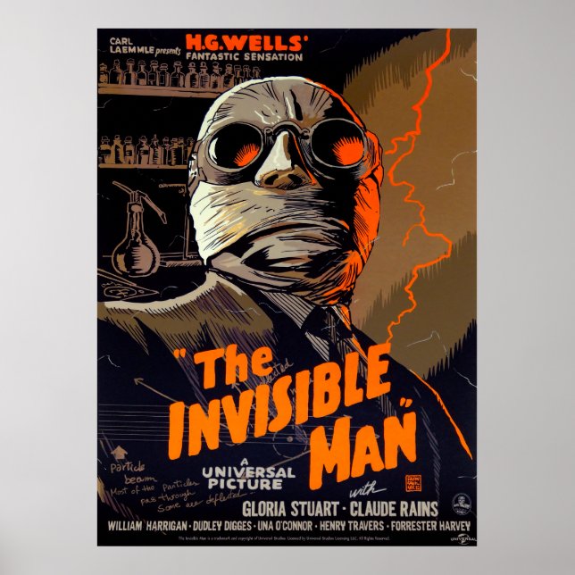 AFFICHES INVISIBLE MAN 1933 (Devant)