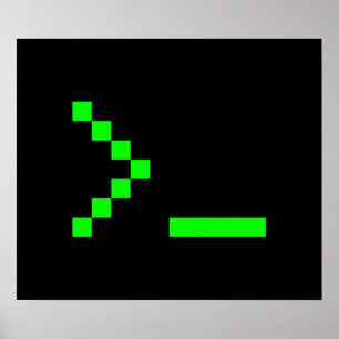 Affiches Invite d'entrée de texte de l'ordinateur de l'anci