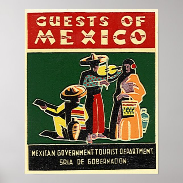 Affiches invité du mexique (Devant)