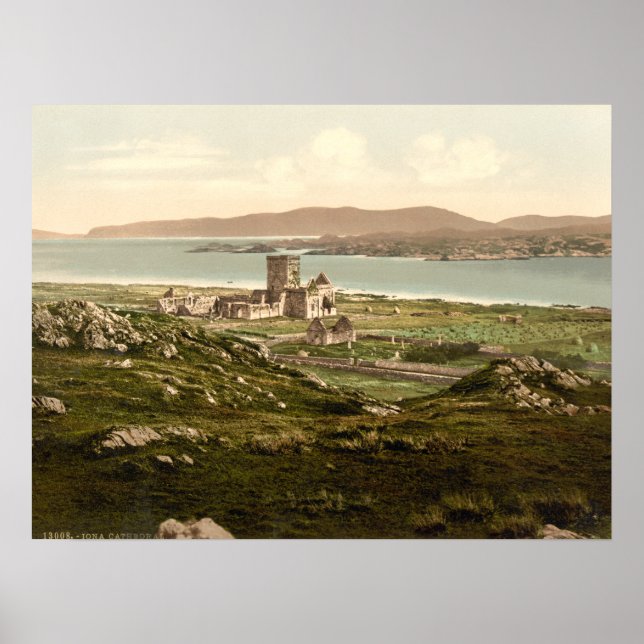 Affiches Iona Abbey, Argyll et Bute, Écosse Imprimer (Devant)