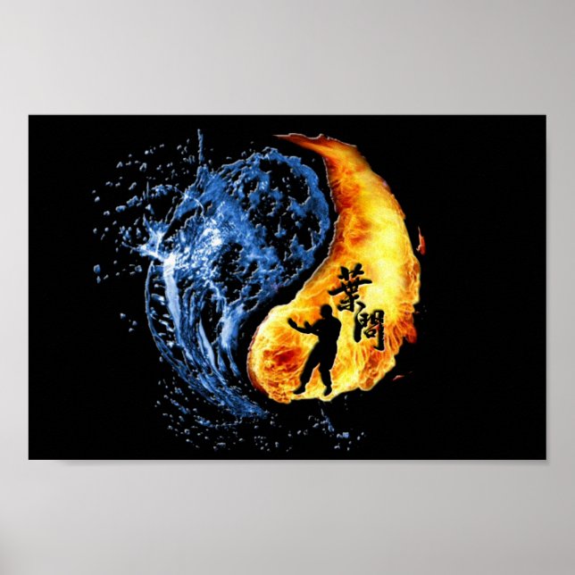 Affiches Ip Man Wing Chun ( Yin Yang) (Devant)