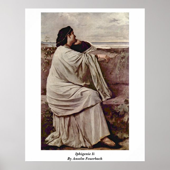 Affiches Iphigenie Ii Par Anselm Feuerbach (Devant)