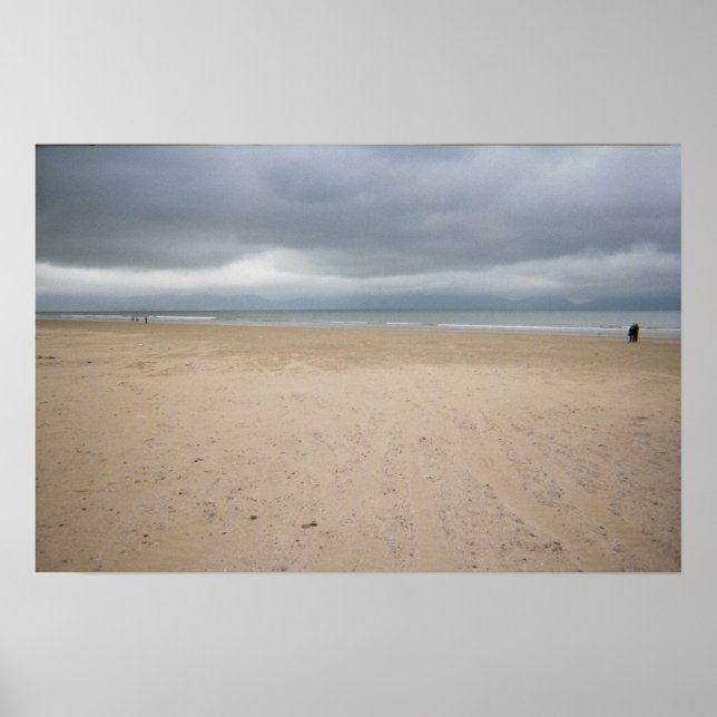 Affiches Irish Beach par une journée orageuse (Devant)
