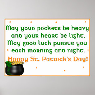 Affiches Irish Proverbe 6 Print