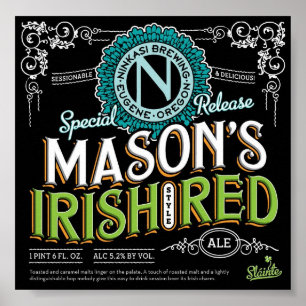 Affiches Irish Red Ale