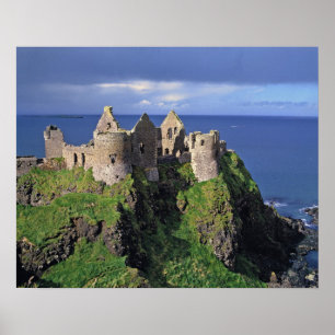 Affiches Irlande du Nord, comté d'Antrim, Dunluce