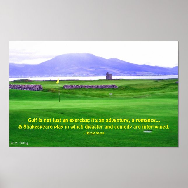 Affiches Irlande Golf Course Print (Devant)
