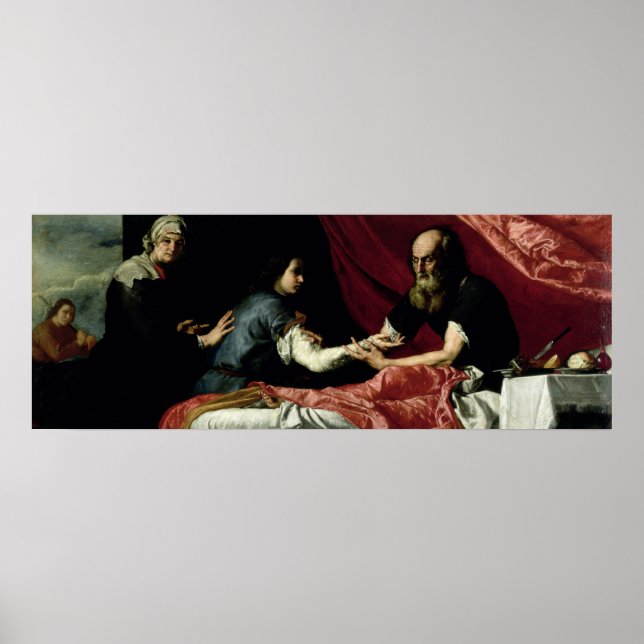 Affiches Isaac Bénédiction Jacob, 1637 (Devant)