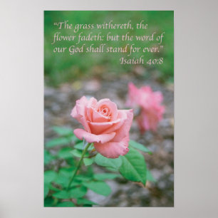 Affiches Isaiah 40:8