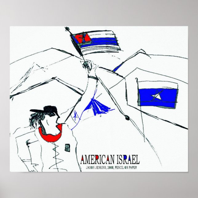AFFICHES ISRAËL AMÉRICAIN (Devant)