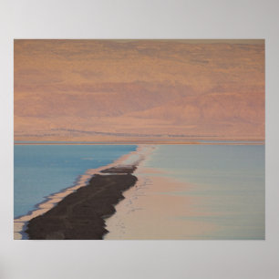 Affiches Israël, mer Morte, Ein Bokek, mer Morte, crépuscul