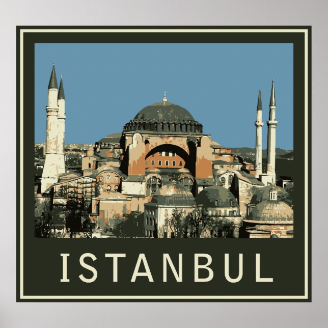 Affiches Istanbul Agia Sophia (Devant)