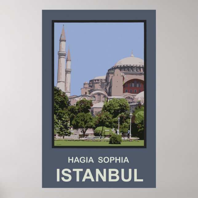 Affiches Istanbul Hagia Sophia (Devant)