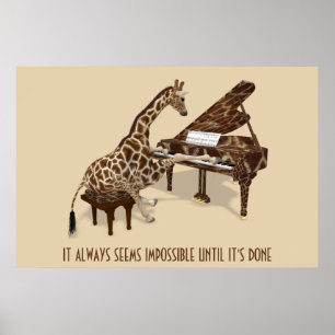 Affiches It Always Seems Impossible Until It's Done