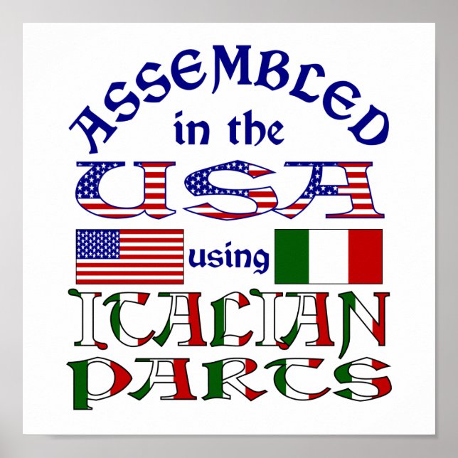 Affiches Italian Parts (Devant)