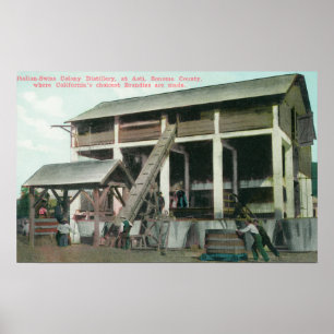 Affiches Italian-Swiss Colony Brandy Distillery