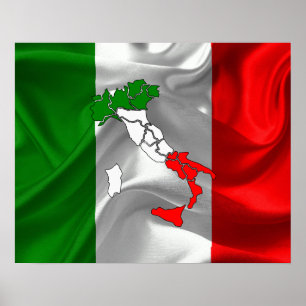 Affiches Italian Tricolor