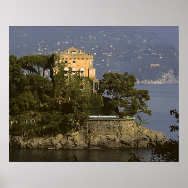 Affiches Italie, Portofino. vie pittoresque sur (Devant)