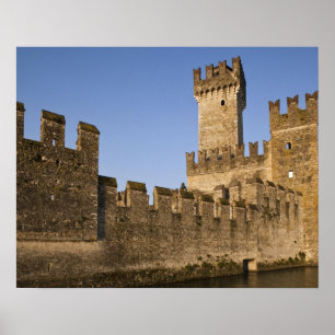 Affiches Italie, province de Brescia, Sirmione. Castello