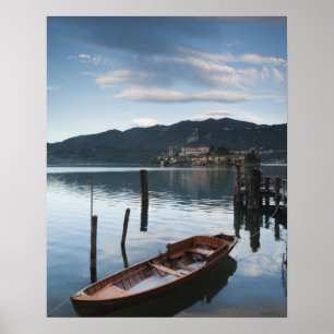 Affiches Italie, province de Novare, Orta San Giulio. Île
