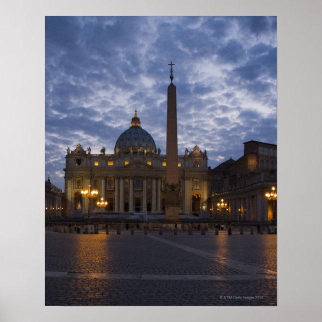 Affiches Italie, Rome, Cité du Vatican, Basilique Saint-Pie (Devant)