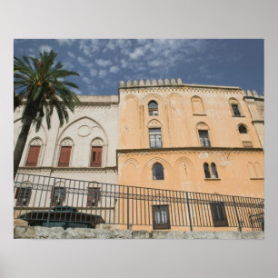 Affiches Italie, Sicile, Palerme, Palais des Normands