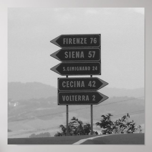 Affiches Italie - Toscane (Devant)