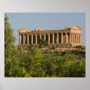 Affiches Italy, Sicily, Agrigento, La Valle dei Templi, 4